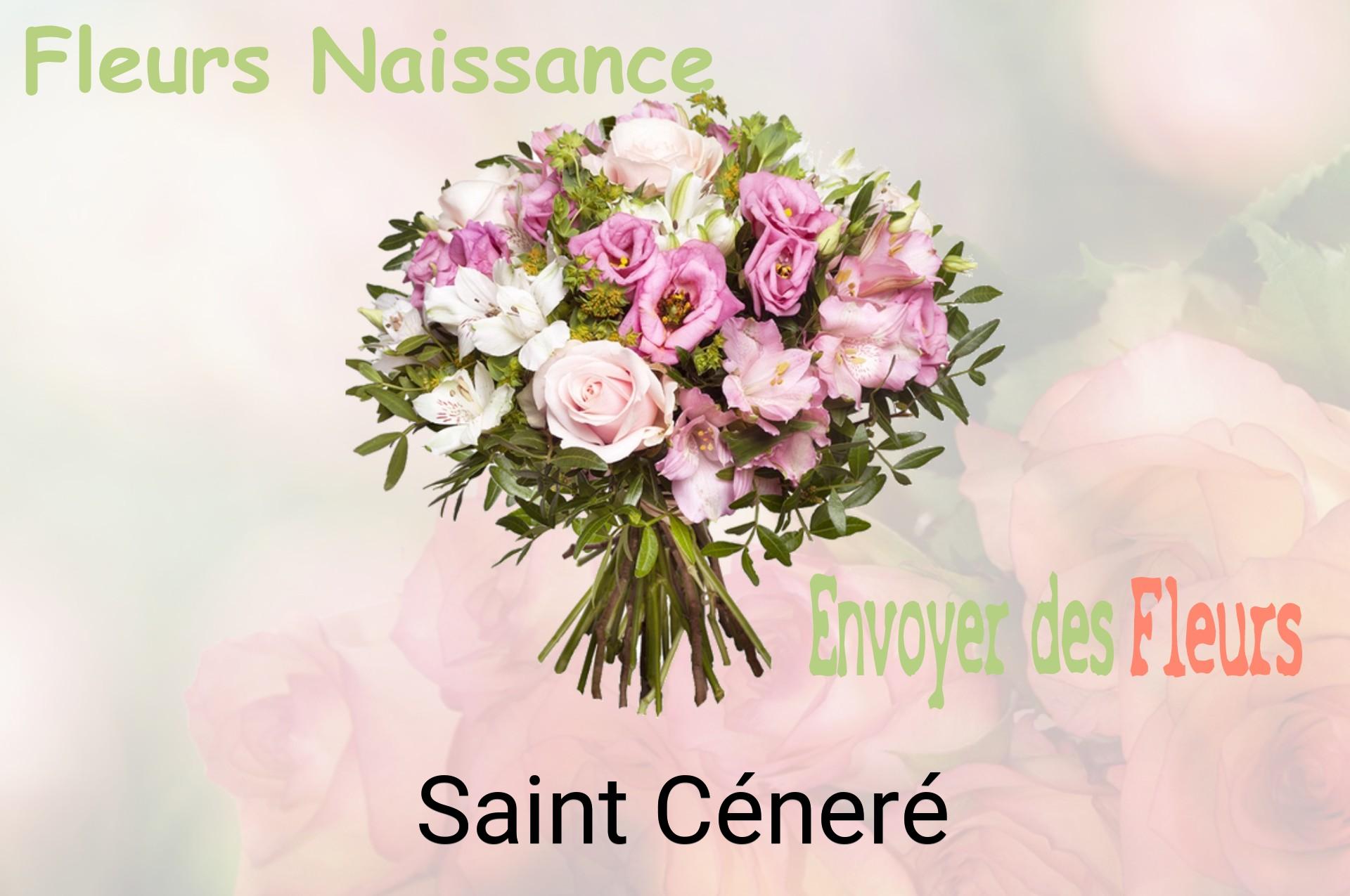 Bouquet de fleurs de naissance livré à Saint-Céneré